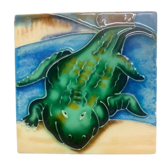 Alligator Gator Backsplash 4x4 Decorative Ceramic Wall Art Tile New - Picture 1 of 2